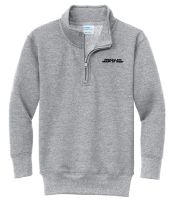 PC78YQ YOUTH Port & Co Core Fleece 1/4 Zip Pullover-Gray